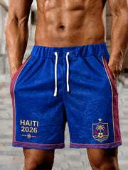 Men's 2026 Haiti Football Casual shorts