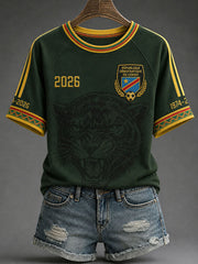 Women's Democratic Republic of the Congo Football T-Shirts