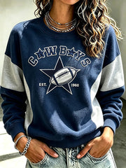 Women's Football Gameday Gift For Football Fans Casual Sweatshirt