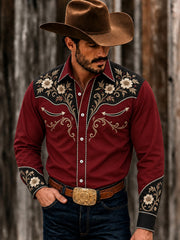 Men's Vintage Western Shirt