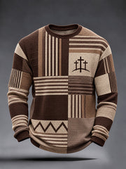 Men's Christian Faith Waffle Long Sleeve T-Shirt