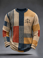 Men's Christian Faith Waffle Long Sleeve T-Shirt