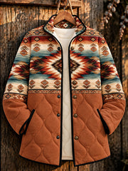 Women's Western Geometric Art Gorge Line Jackets