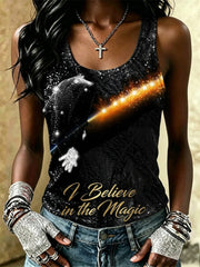 Women's Pop Music Inspired Vest Top