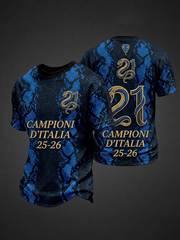 Men's Campioni D'Italia 2025-26 Short Sleeves T-shirt