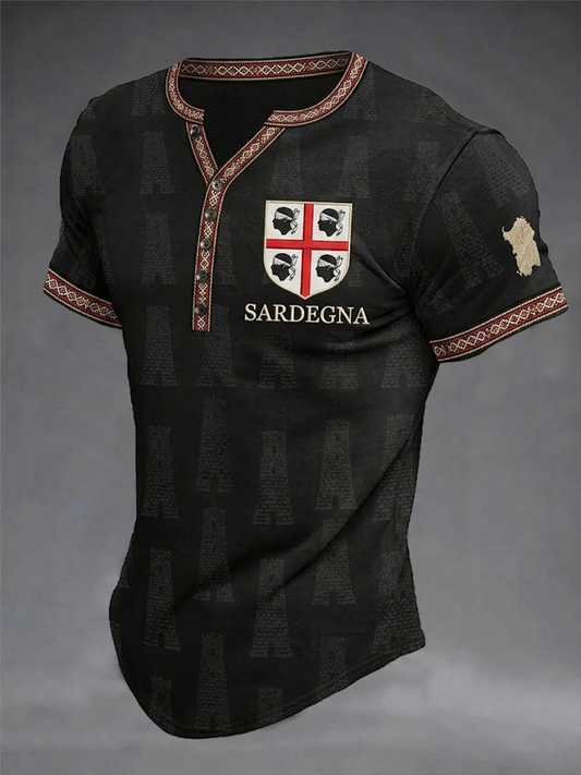 Men's Sardegna Quattro Mori Short Sleeve T-Shirt