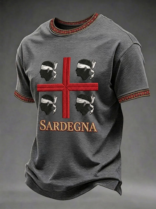 Men's Sardegna Quattro Mori Short Sleeves T-shirt