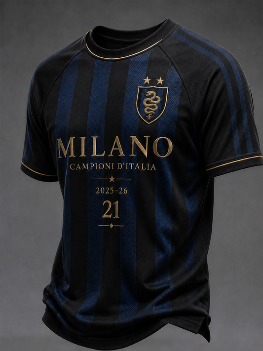 Men's Campioni D'Italia 2025-26 Short Sleeve T-shirt