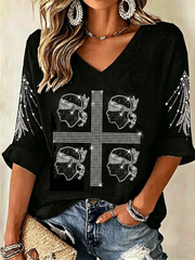 Women's Sardegna Quattro Mori Waffle T-shirt