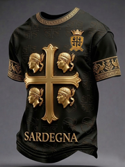 Men's Sardegna I Quattro Mori Short Sleeves T-shirt