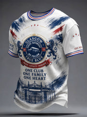 Men's We Are The People Scotland Football Lover Printed T-shirt