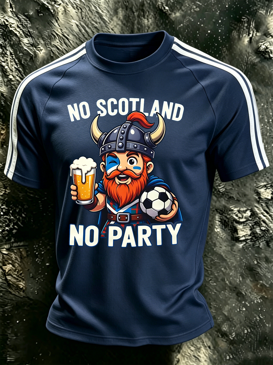 Men's UK Football Lover Scotland Printed short sleeve t-shirt
