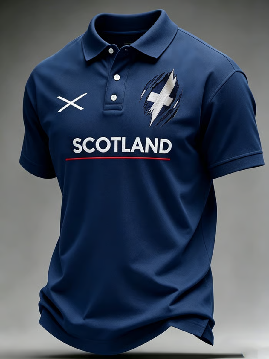 Men's Scotland Printed polo shirt