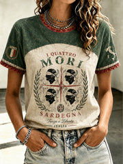 Women's Sardegna Quattro Mori Short-sleeved T-shirt