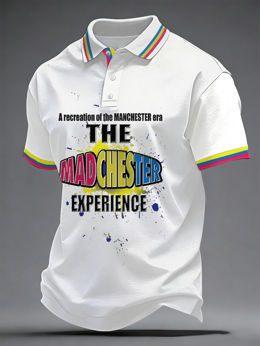Men's Lemon Roses Music Lover Printed polo shirt