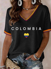 Women's Colombia V-Neck T-Shirt