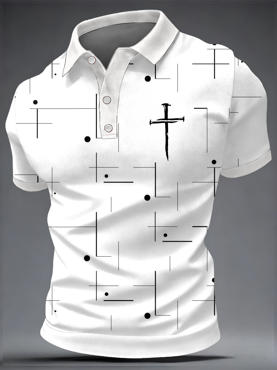 Men's Faith Print Casual Top