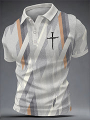 Men's Faith Print Casual Top