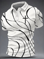 Men's Faith Print Casual Top