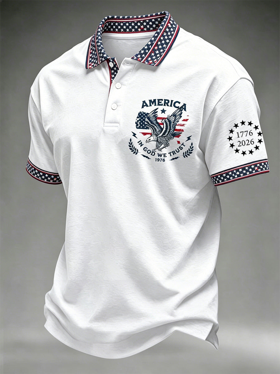 Men's Independence Day Print Polo