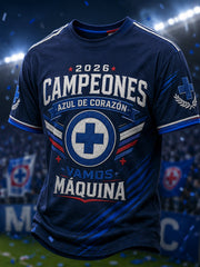 Men's 2026 Campeones Print Casual T-shirt