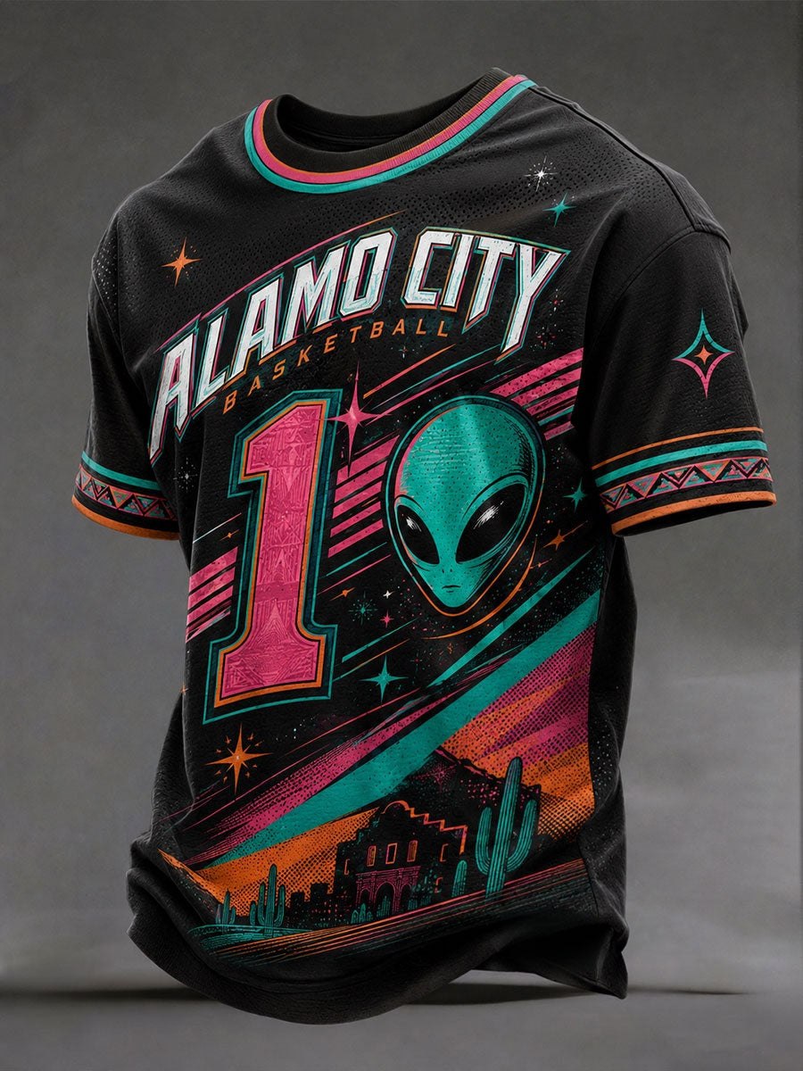 Men's Basketball No. 1 Martian T-Shirts