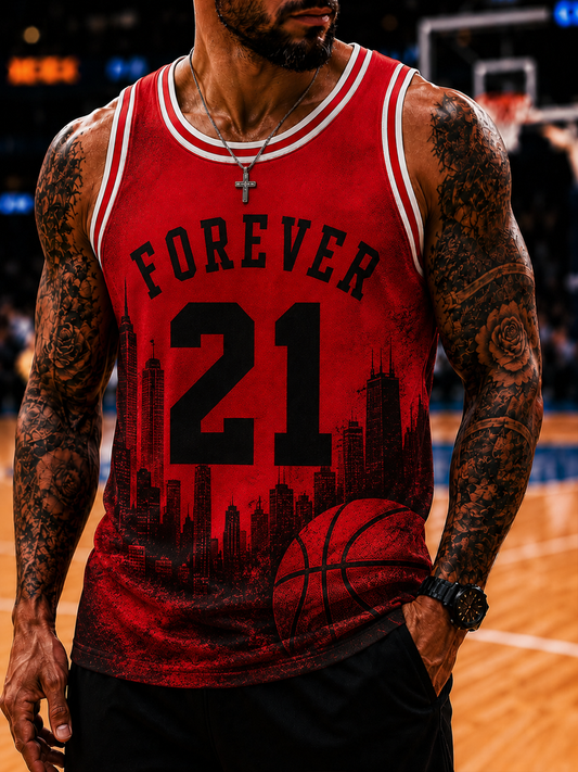 Men's Basketball Lovers Casual Tank Top