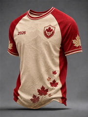 Men's Gift For Football Fans Print Casual Tee