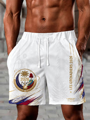 Men's 2026 Haiti Football Casual Shorts