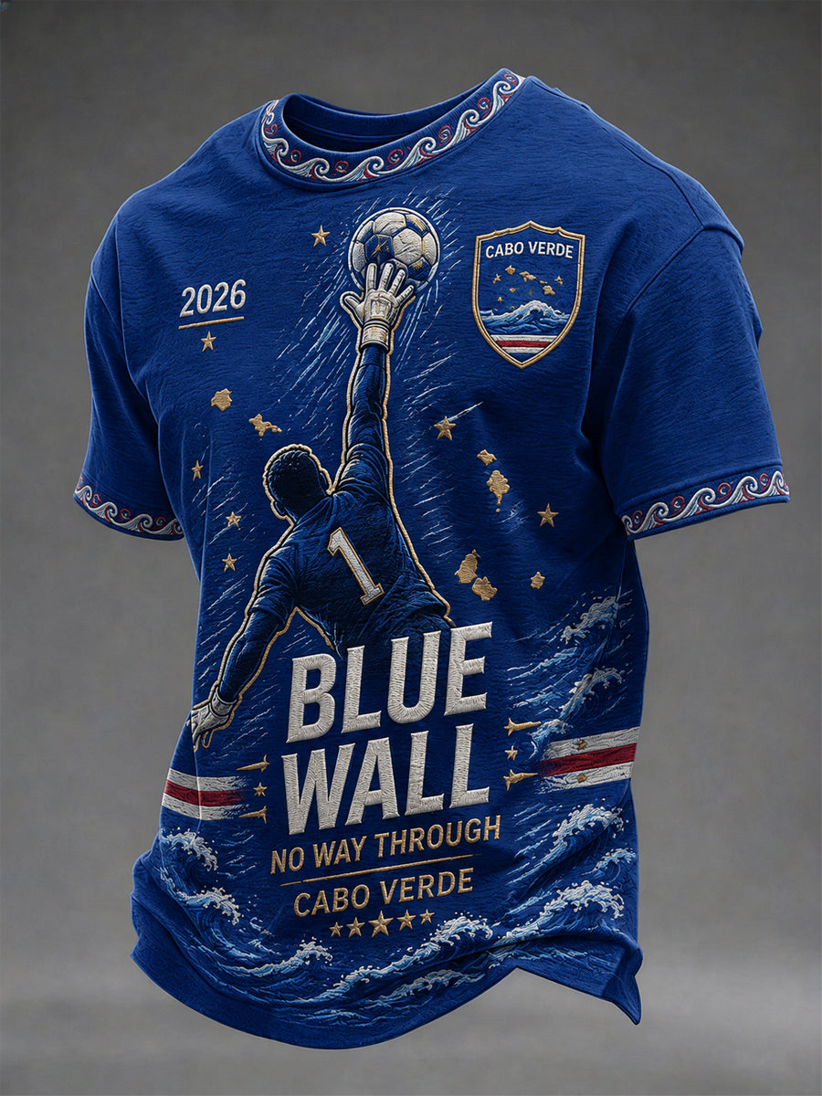 Men's Gift For Football Fans Print Casual Tee
