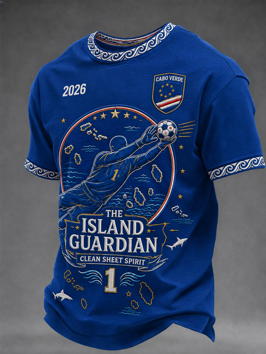 Men's Gift For Football Fans Print Casual Tee