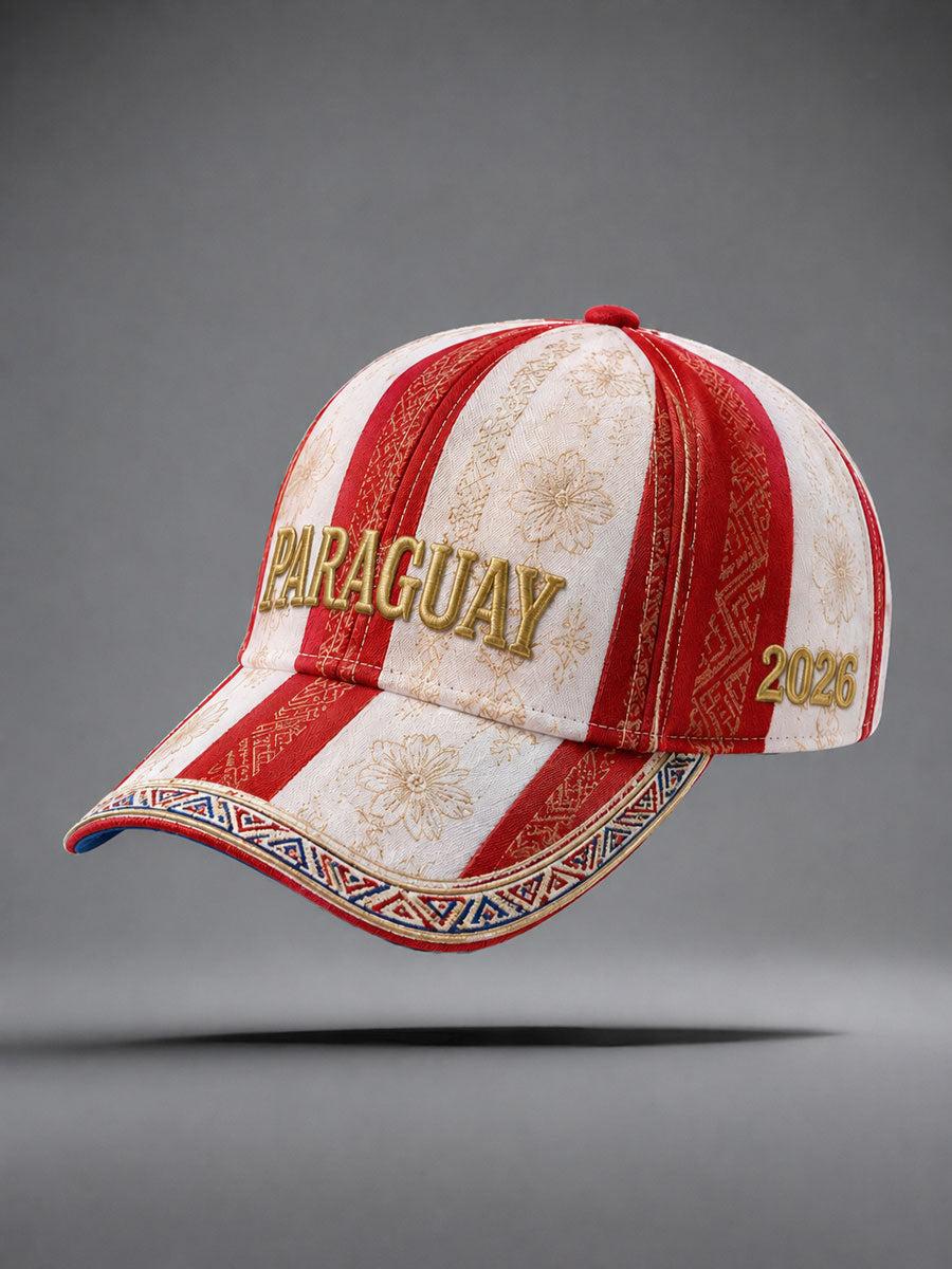 Paraguay Football Printed Casual Unisex Cap