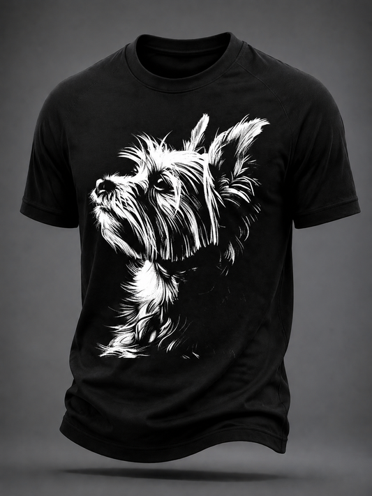 Men's Yorkshire Terrier Short Sleeve T-shirt