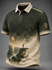Men's Glen Memory Print Casual Top