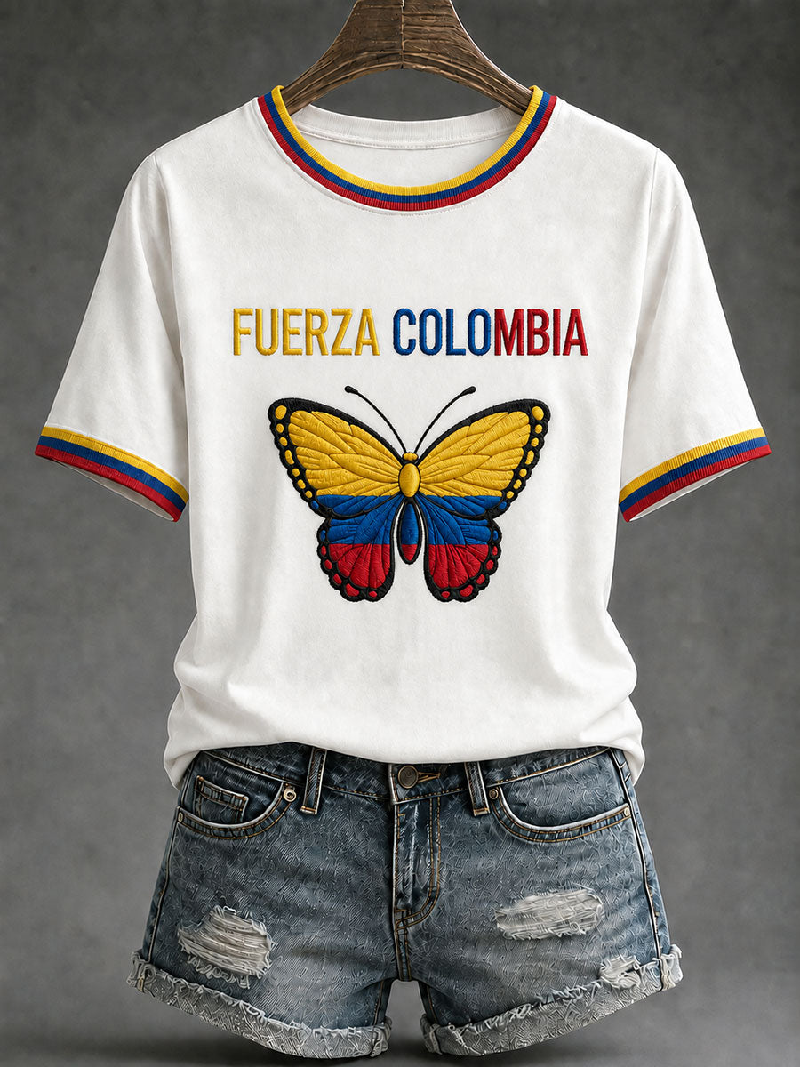 Women’s Fuerza Colombia Printed Casual T-Shirt