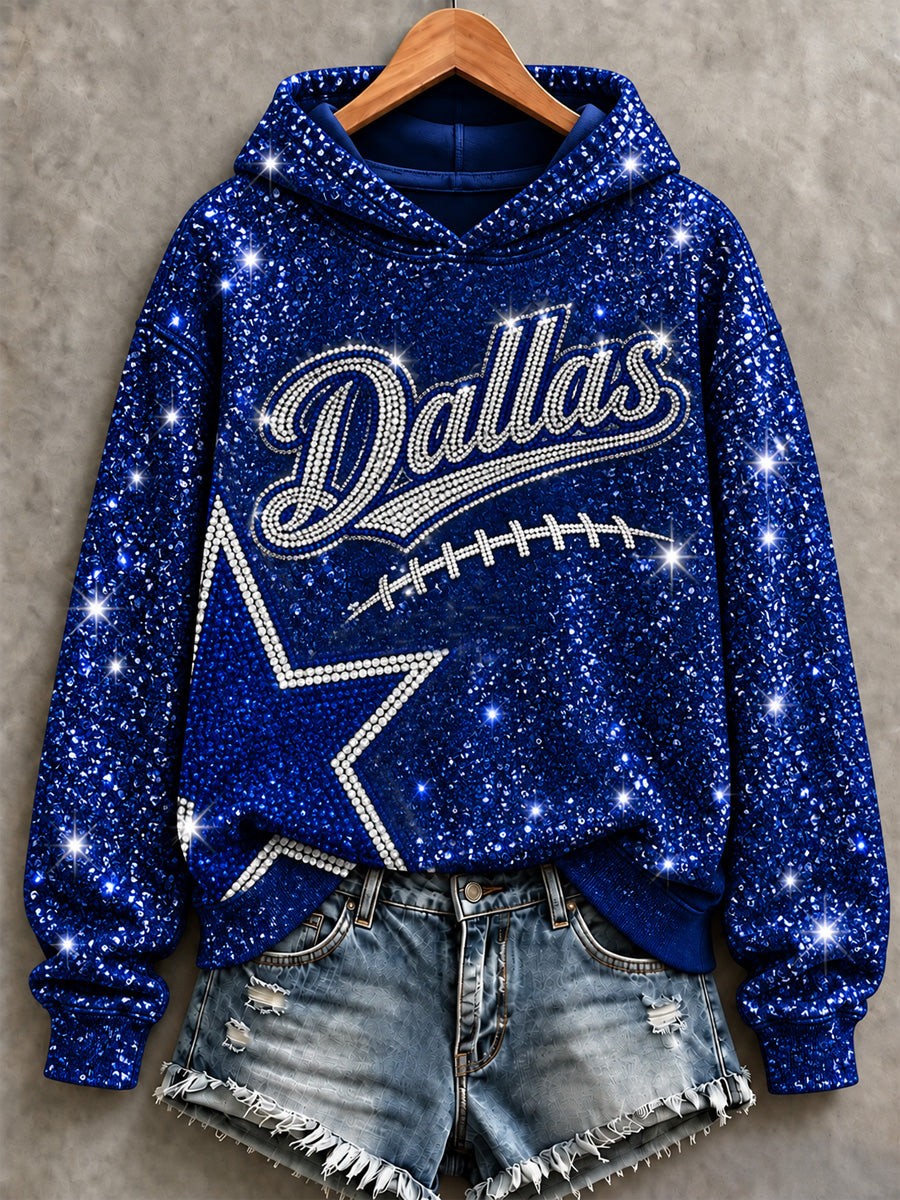 Women's Football Gameday Gift For Football Fans Casual Sweatshirt