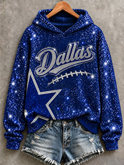 Women's Football Gameday Gift For Football Fans Casual Sweatshirt