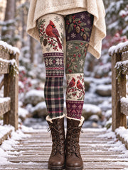 Women's Winter Animals Art Printed Leggings