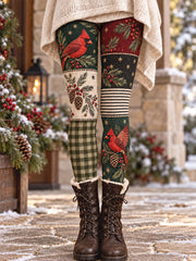 Women's Winter Animals Art Printed Leggings