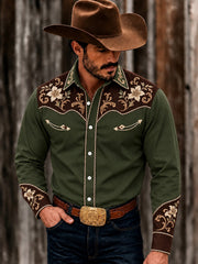 Men's Vintage Western Shirt