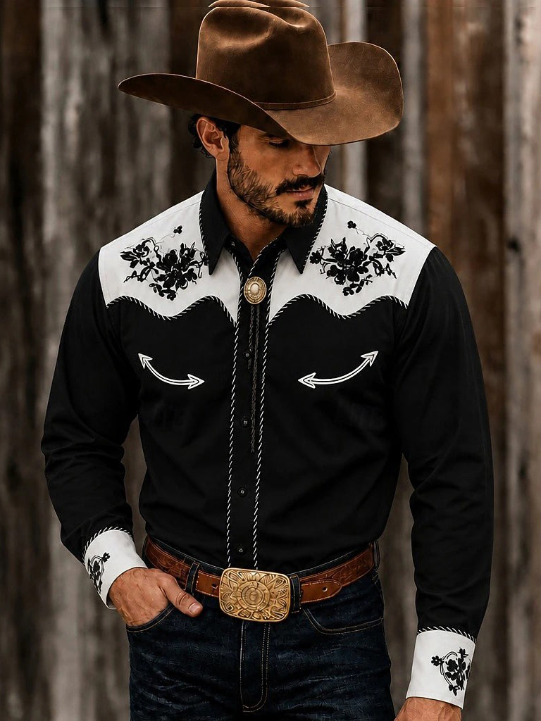 Men's Vintage Western Shirt