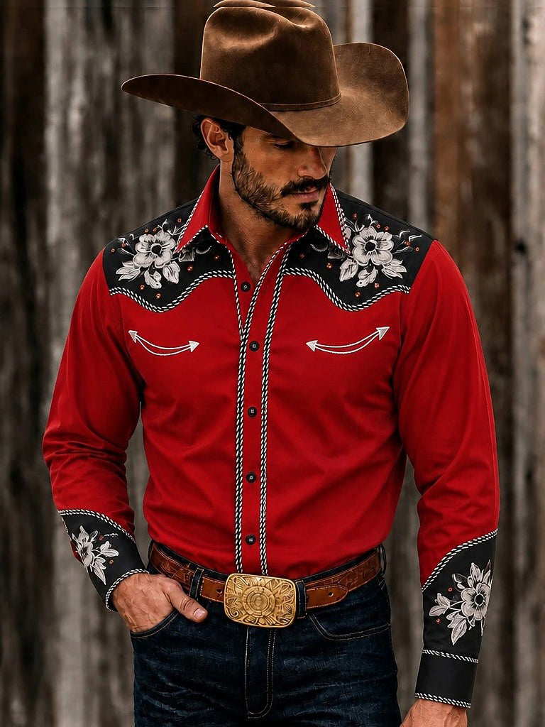 Men's Vintage Western Shirt
