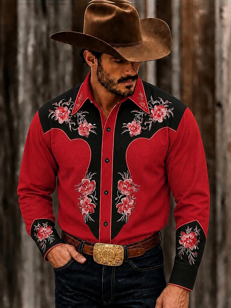 Men's Vintage Western Shirt
