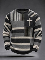 Men's Christian Faith Waffle Long Sleeve T-Shirt