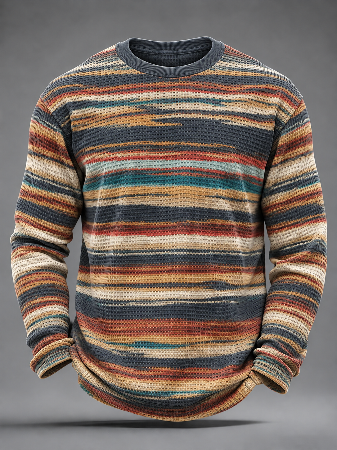 Men's West Waffle Long Sleeve T-Shirt