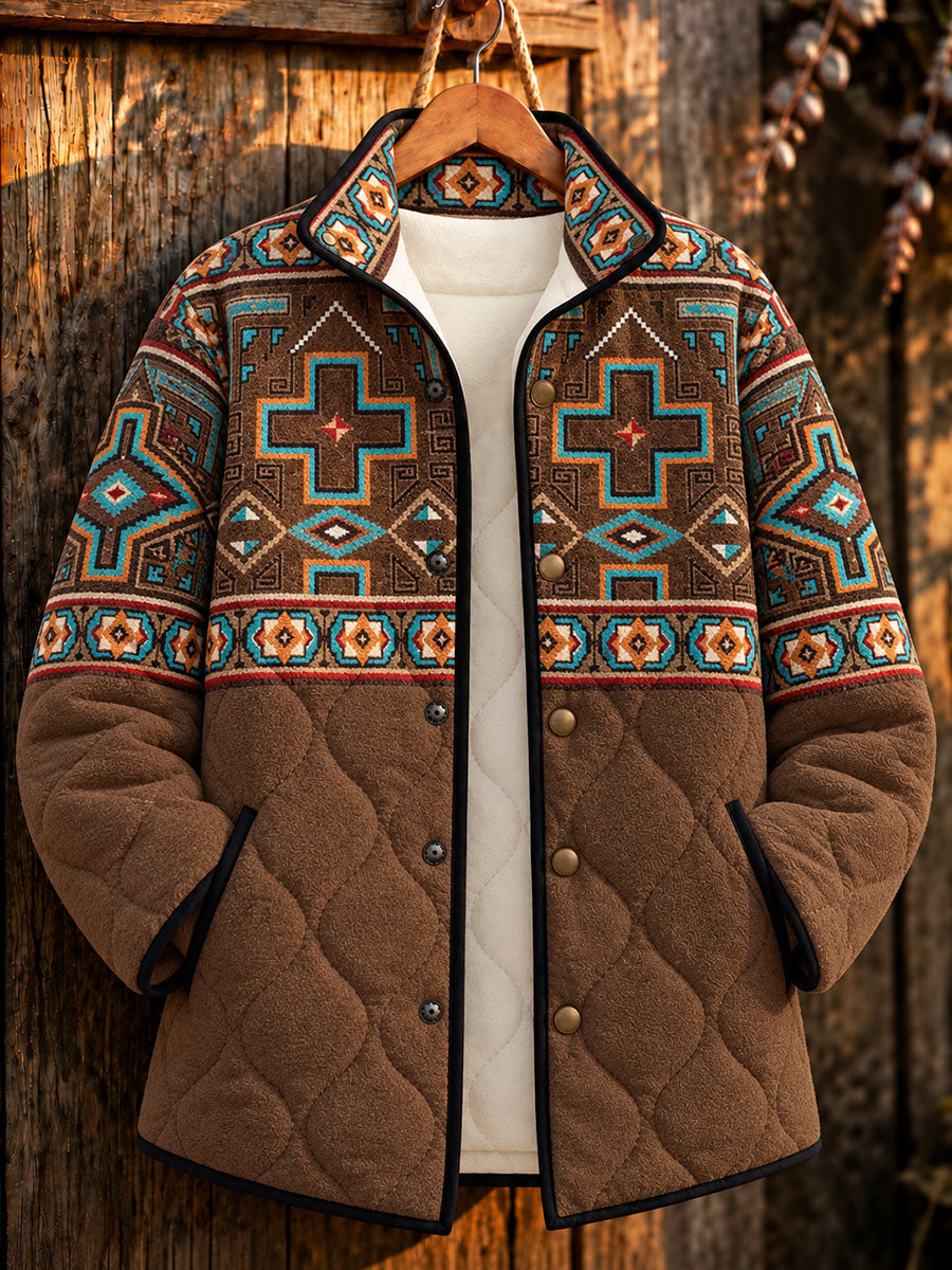 Women’s Western Geometric Art Canyon Line Jackets