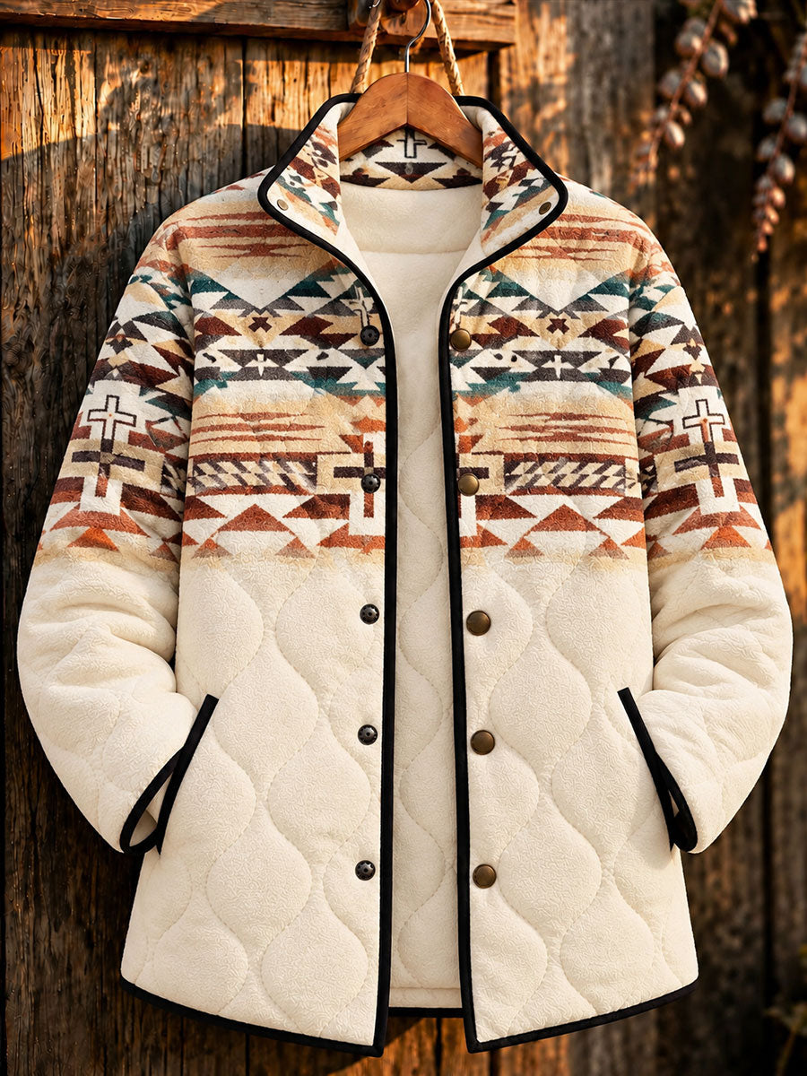 Women’s Western Geometric Art Canyon Line Jackets