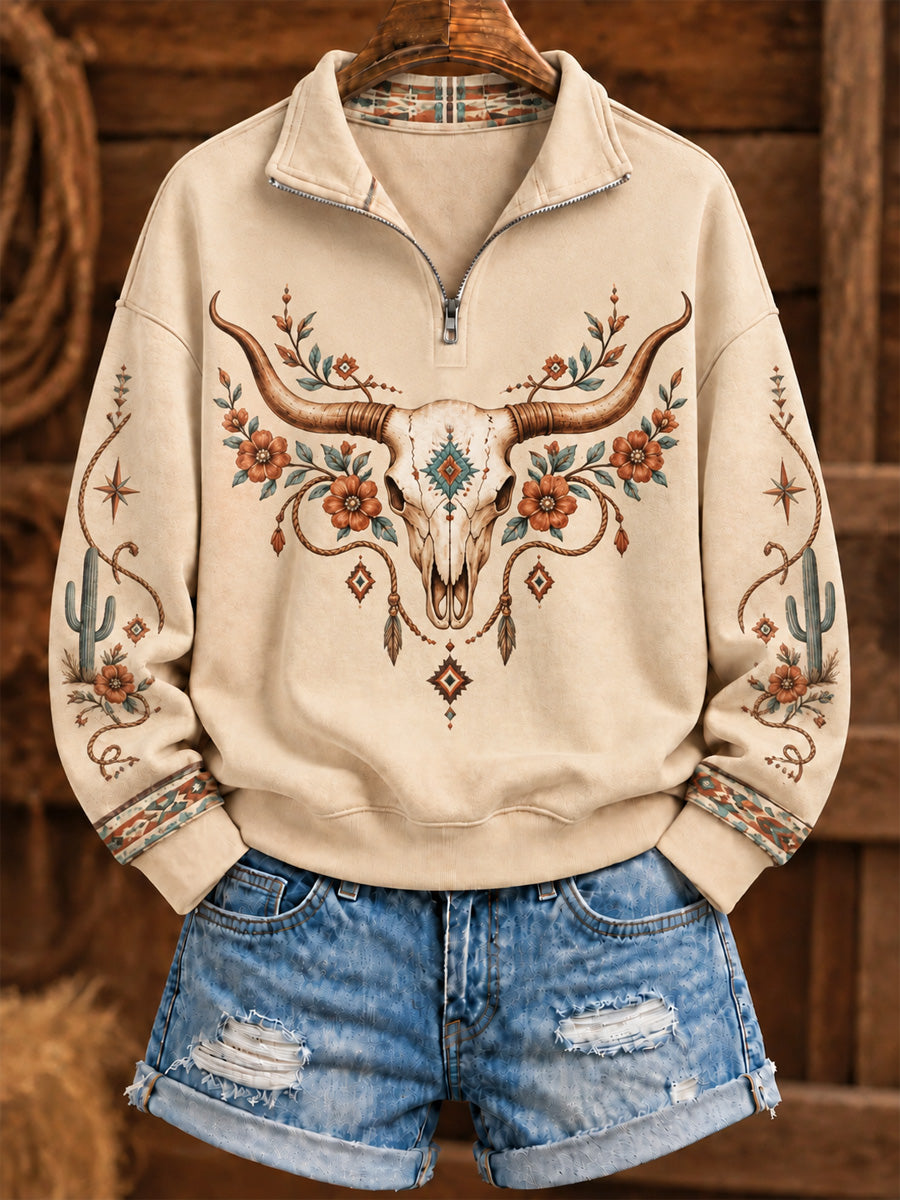Women's West Wind Print Hoodie